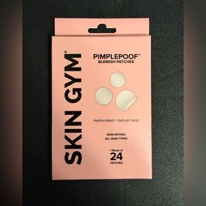 Skin Gym Pimplepoof Blemish Patches Hydrocolloid Salicylic Acid 24 Pack